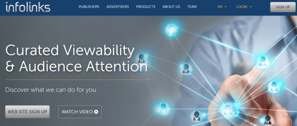 Infolinks display ad network