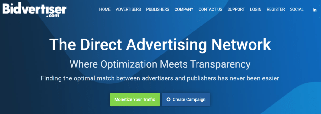 BidVertiser display ad network
